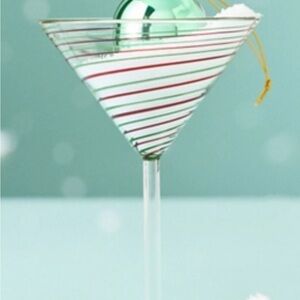 Anthropologie Arabesque Festive Martini Glass | NIB